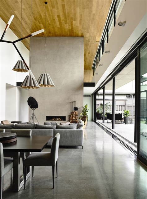 Stylish Concrete Interiors For Contemporary Homes