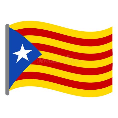 Isolated Flag Of Catalonia Stock Vector Illustration Of Shape 101646072