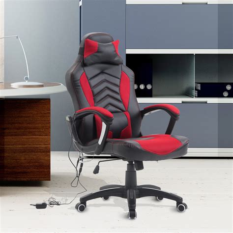 Shop items you love at overstock, with free shipping on everything* and easy returns. HOMCOM Ergonomic Massage Office Chair Heated Vibrating ...