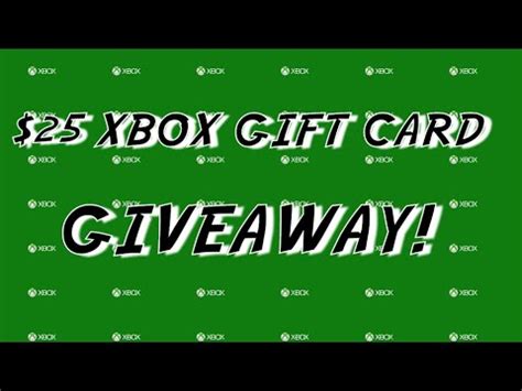 Giveaways like xbox gift cards codes giveaway are fun limited time apparatuses in the gaming, xbox, and related shopping markets. FREE GIVEAWAY $25 XBOX GIFT CARD CODE!! - YouTube
