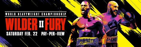Everyone knows he lost that fight despite the two knockdowns, boxing is so corrupt, but hey it worked out better for furry in the. Wilder-Fury 2 PPV undercard set for Feb.22 ⋆ Boxing News 24