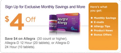 4 allegra coupon debt free spending