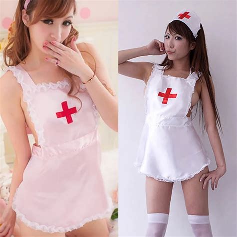 Sexy Nurse Lingerie Set Hot Women Temptation Role Play Erotic Uniform Underwear Sleepwear