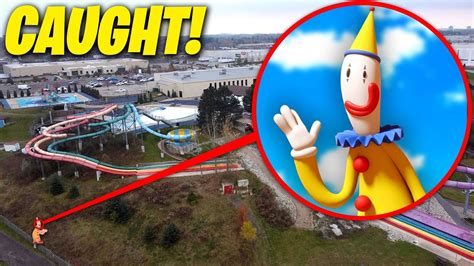 Drone Catches Kaufmo The Clown At Abandoned Water Park The Amazing