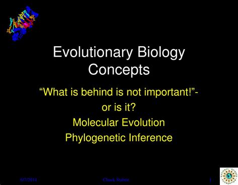 Ppt Evolutionary Biology Concepts Powerpoint Presentation Free