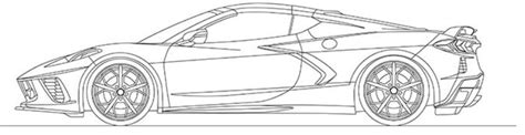 Chevy redesigned the fenders as well as the hood hinges and vent windows. Chevrolet Corvette Coloring For Coronavirus Lockdown | GM ...