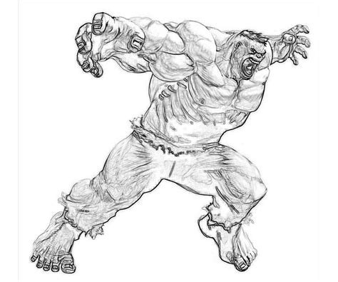 The hulk in these coloring pages look more brutal and savage, thank to the weird hairdo. Pictures Of Red Hulk - Coloring Home