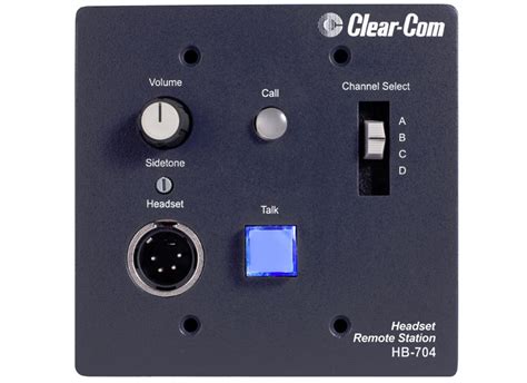 Clear Com Hb 704 Remote Station