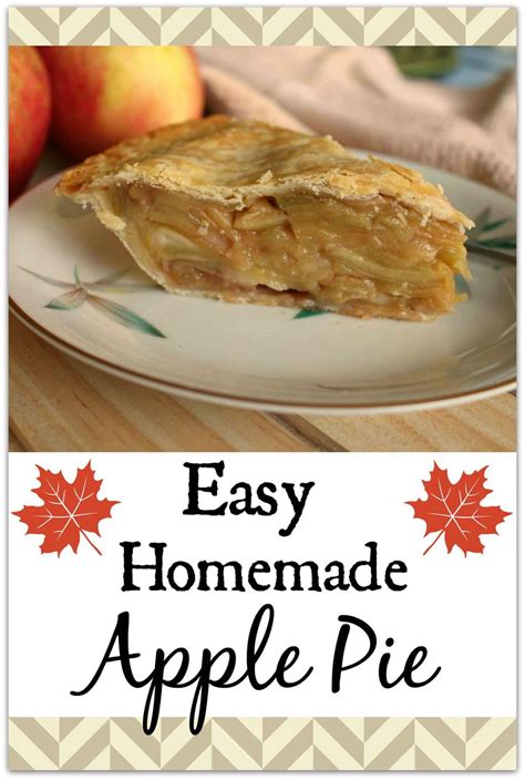 How to make perfect homemade apple pie. Delicious & Easy Homemade Apple Pie Recipe - Food Fun ...