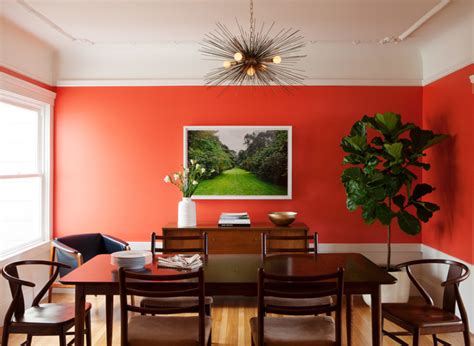 20 Fab Red Accent Walls In Dining Rooms Home Design Lover