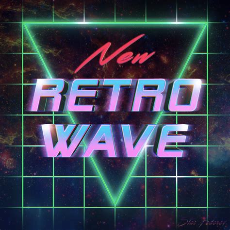 Neon Retrowave Synthwave 1980s Photoshopped Typography Digital