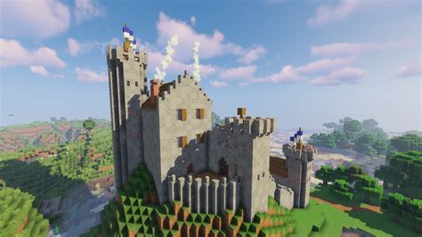 Semi Realistic Castle That I Built Rminecraft