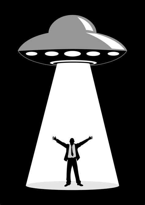 UFO Abduction Simple Graphic 2863378 Vector Art At Vecteezy