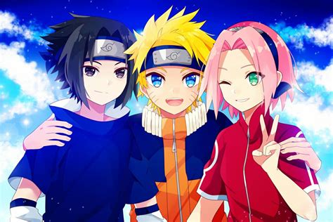 Naruto Sasuke And Sakura ~~ Naruto Sasuke Sakura Naruto Teams Naruto Team 7