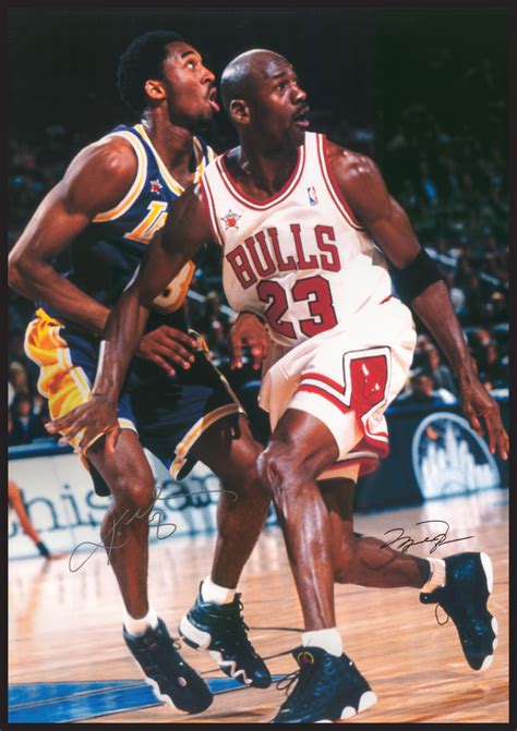 It also showed through his play. Jordan & Kobe In Action Michael Jordan & Kobe Bryant ...