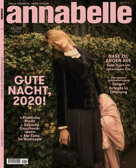 Annabelle Magazine December 2020 Cover Stille Nacht Annabelle Magazine