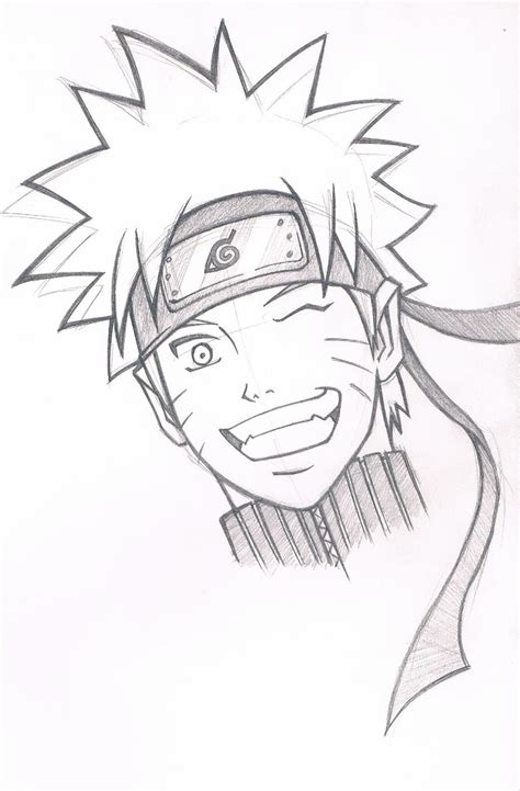 Cool Naruto Pictures To Draw Naruto Uzumaki Drawing By Hoorayforpie
