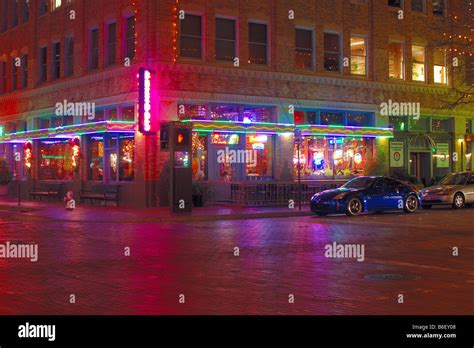 Razoos Restaurant In Downtown Ft Worth Texas Stock Photo Alamy
