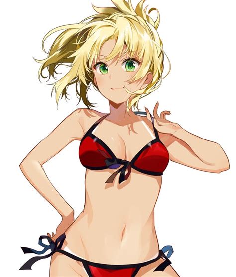 Yuzuki Kihiro Mordred Fate Mordred Fateapocrypha Mordred Swimsuit Rider First