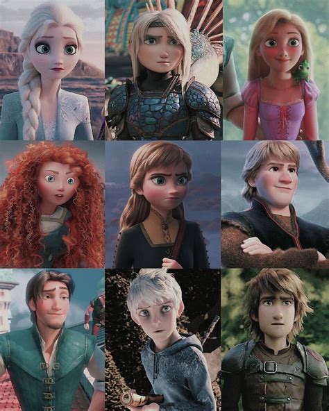 Rise Of The Brave Tangled Frozen Dragons Elsa Astrid Rapunzel