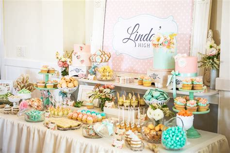 35 Delicious Bridal Shower Desserts Table Ideas Table Decorating Ideas