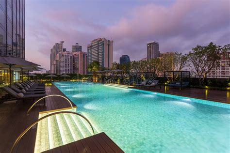 luxury hotel swimming pool bangkok thailand editorial stock image image of bangkok district