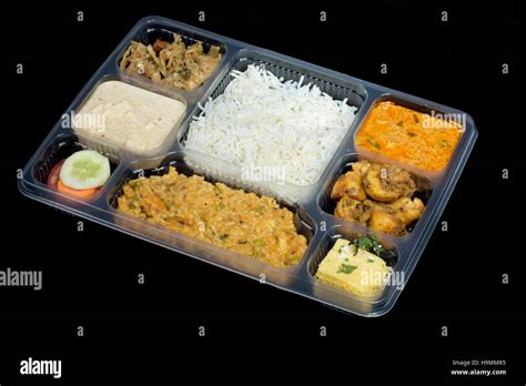 Rajasthani Thali Packed In In Lunch Box Pune India Stock Photo Alamy