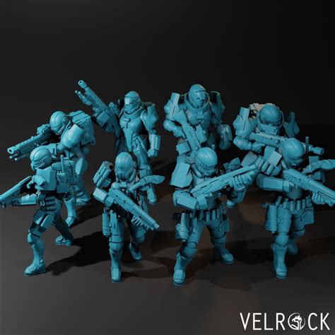 Tempest Guardsmen Commando Unit 3d Printing Model Stl 3d Printing