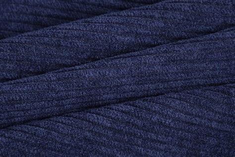 Premium Photo Texture Of Blue Corduroy Fabric Ribbed