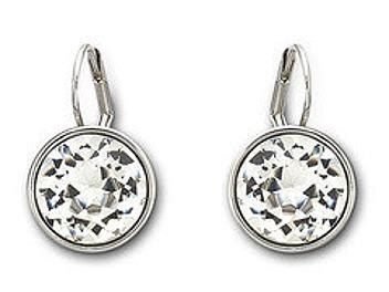 Swarovski Bella Clear Crystal Pierced Earrings