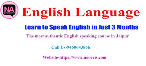 Noorvis Is A Leading English Language Institute In Jaipur We Provide