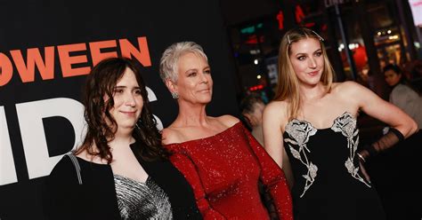 Jamie Lee Curtis Daughters Attend Halloween Ends Premiere With Mom