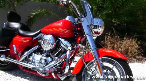 The sreamin' eagle is equipped with a twin cam 110 engine that has larger pistons and larger intake/exhaust valves that made it the most powerful bike the company had ever produced. Used 2007 Harley-Davidson FLHRSE CVO Road King Screamin ...