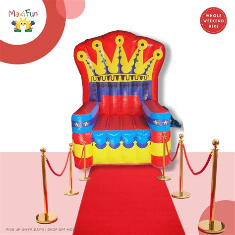 King's Throne with Red Carpet Set up, South Brisbane – MAXI FUN Toys