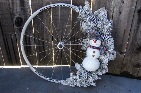 Christmas Wreaths Made With Bicycle Bits Diy Fall Wreath Christmas