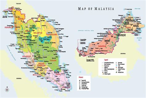 Malaysia Tourist Map Malaysia Map For Tourist South Eastern Asia Asia