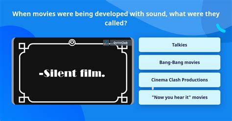 When Movies Were Being Developed Trivia Questions Quizzclub
