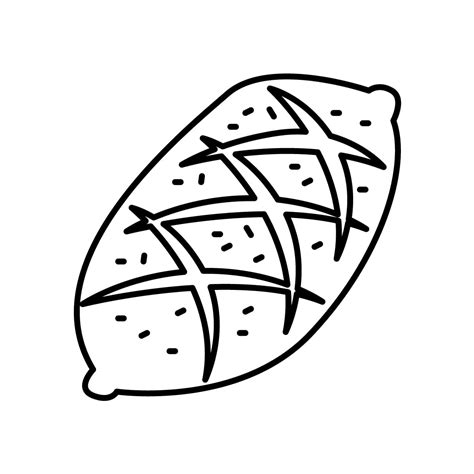 Dibujo de pan para colorear e imprimir - Dibujos y colores