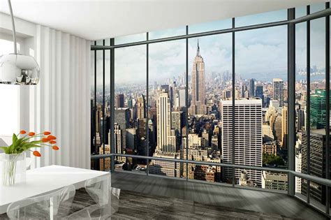 Free Download New York City View Wall Mural Wallpaper Online Shop