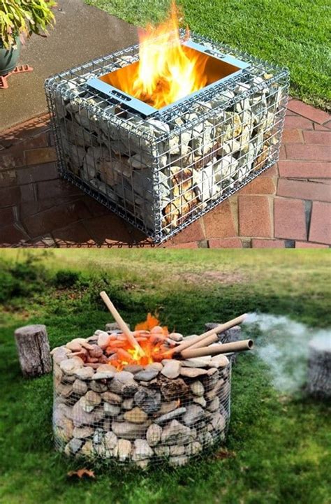 Ready to take your diy fire pit to the next level? Authentic Gabion Fire Pit Ideas for Outdoor Places - Home & Garden: Inspiring Interior, Outdoor ...