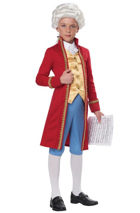 Brand New Classical Composer Wolfgang Amadeus Mozart Child Costume Ebay