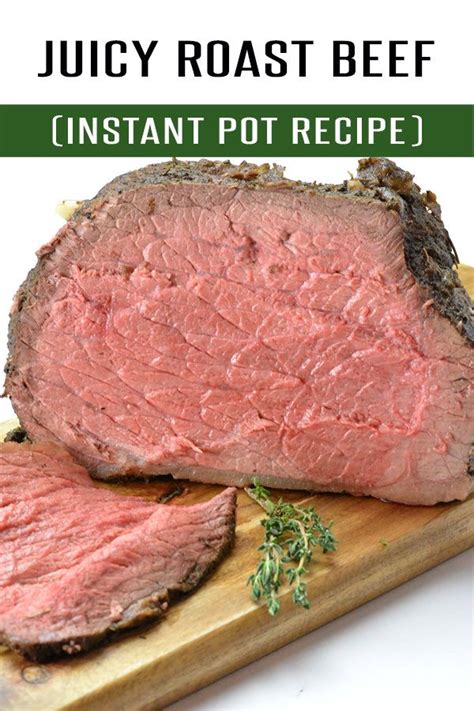 Put the roast in the oven and sear for 20 minutes. Juicy Roast Beef Recipe you can make in the Instant Pot or Oven! Loaded with flavor and spices ...
