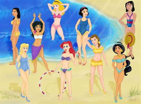 Love How Their Bathing Suits Look Like Their Costumes Disney