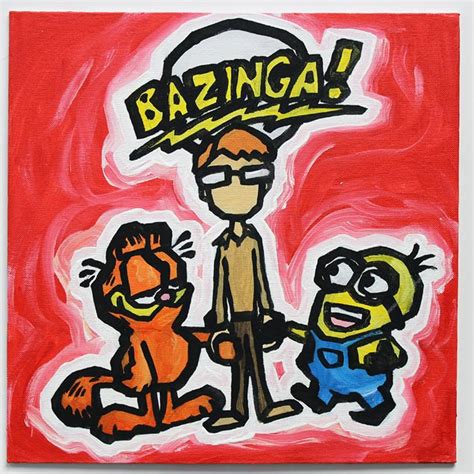 Big Bang Theory Garfield And Minion Ali Spagnola