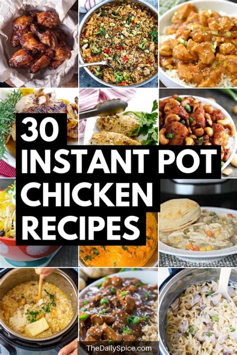30 Chicken Instant Pot Recipes That Are Easy And Healthy The Daily Spice