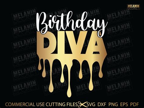 Birthday Diva Svg Birthday Svg Birthday Diva Svg Birthday Shirt Svg
