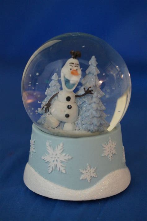 Disney Frozen Olaf Snowman Musical Snowglobe Let It Go Water Globe