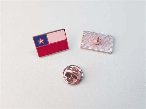 Chile Flag Pin Badge Etsy