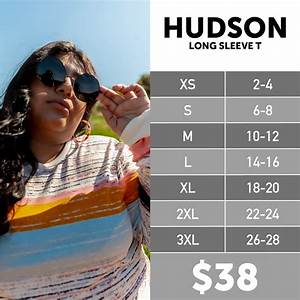 Check Out The Lularoe Hudson Sizing Lularoe Hudson Long Sleeve