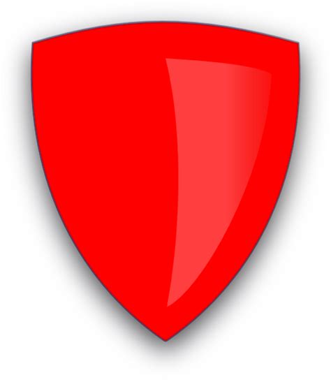 Red Shield Clip Art At Vector Clip Art Online Royalty Free
